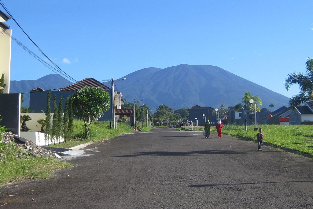 Keadaan pagi hari di gampong Tu yang sangat asri dan indah.